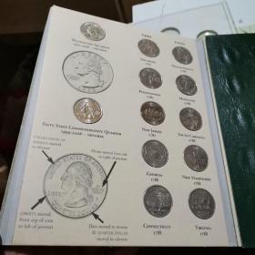 THE FIFTY STATE COMMEMORATIVE QUARTER SERIES 1999-2008 美国五十州纪念币