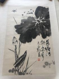 画家石翰（黄石翰）（手工精裱）