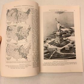 （从美国发货）national geographic美国国家地理1924年7月航拍美国，征服天空--飞行器（飞机，热气球，飞艇）B