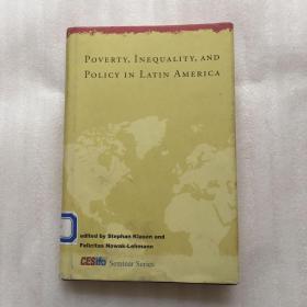 Poverty, Inequality, and Policy in Latin America【精装16开】