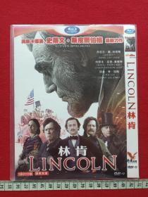 国英双语《林肯》1区DVD-9光碟、光盘、影碟2012年(导演 ：史蒂文·斯皮尔伯格、 丹尼尔·戴-刘易斯，莎莉·菲尔德、大卫·斯特雷泽恩主演，吉林文化音像出版社）