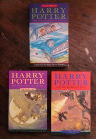 HARRY POTTER and  the prisoner of Azkaban，the Cbmber of secerets，the Gonlet of fire【三本合售】