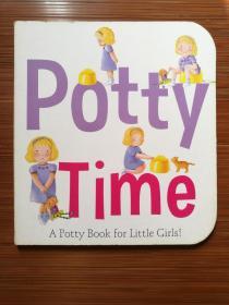 英文 英语 绘本 纸板书 图画书 Potty Time - A Potty Book for Little Girls!