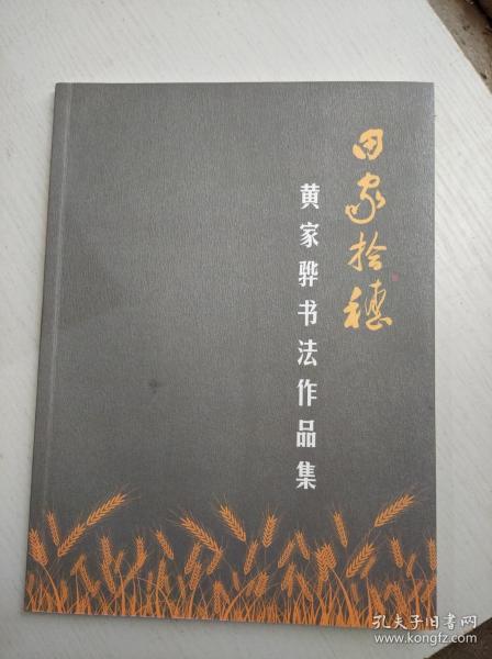 田家拾穗——黄家骅书法作品集