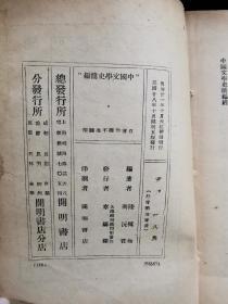 中国文学史简编