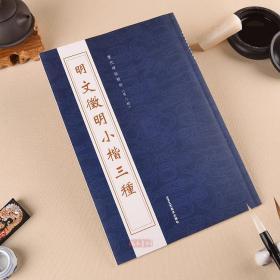 历代碑帖精粹 明文徵明小楷三种小楷毛笔书法字帖碑帖落花诗赤壁赋