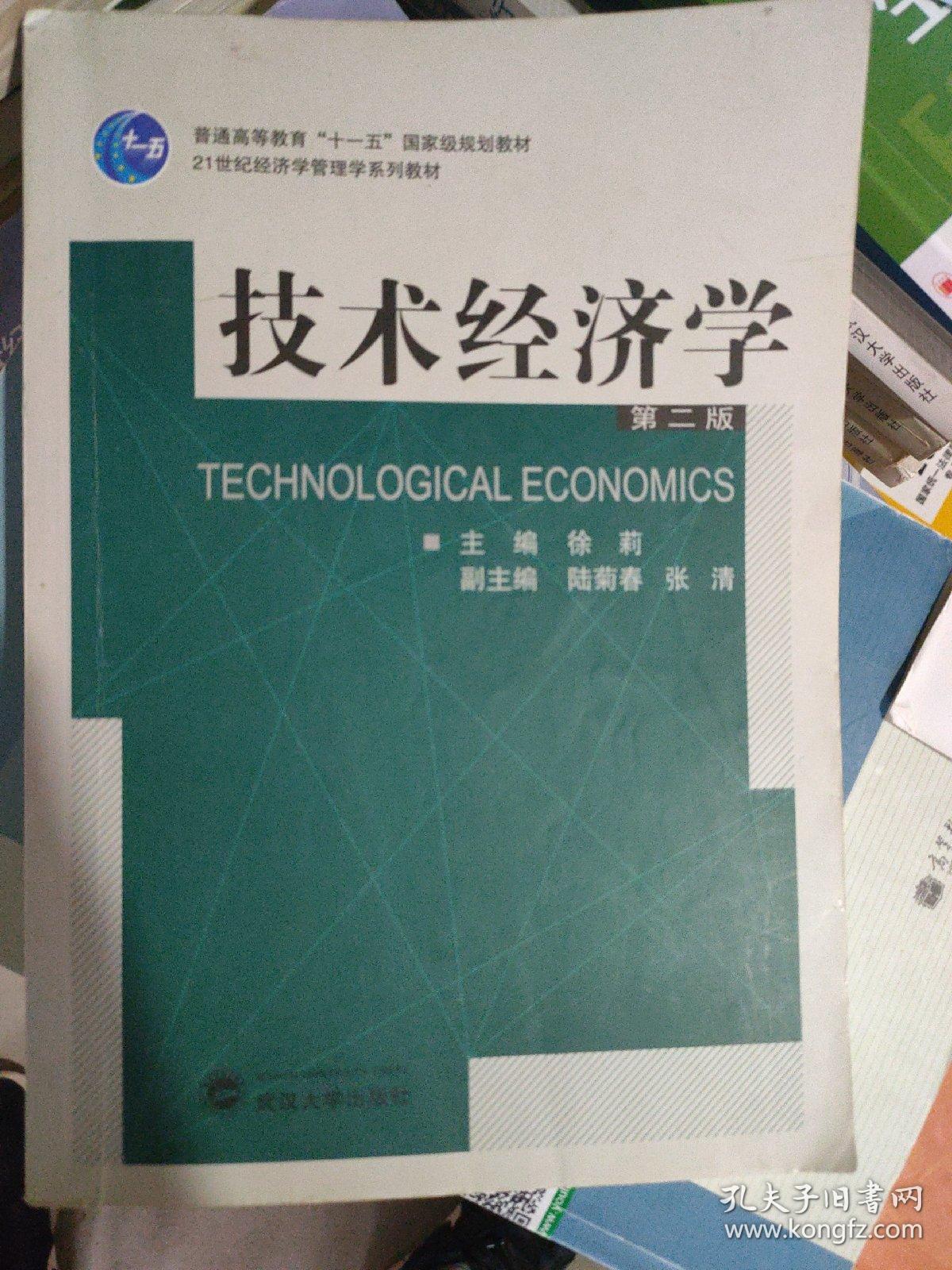 技术经济学（第2版）/普通高等教育“十一五”国家级规划教材·21世纪经济学管理学系列教材