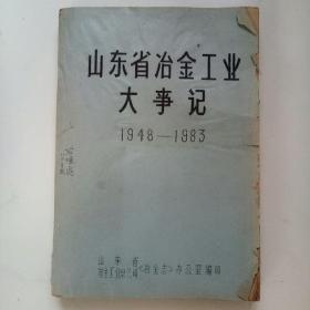 山东省冶金工业大事记【1948 -1983】