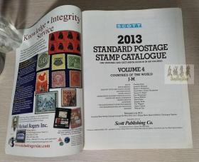 ^@^ 美国 斯科特世界邮票目录SCOTT[2013 VOLUME 4 J-M]STAMPSCOTTCATALOGUE