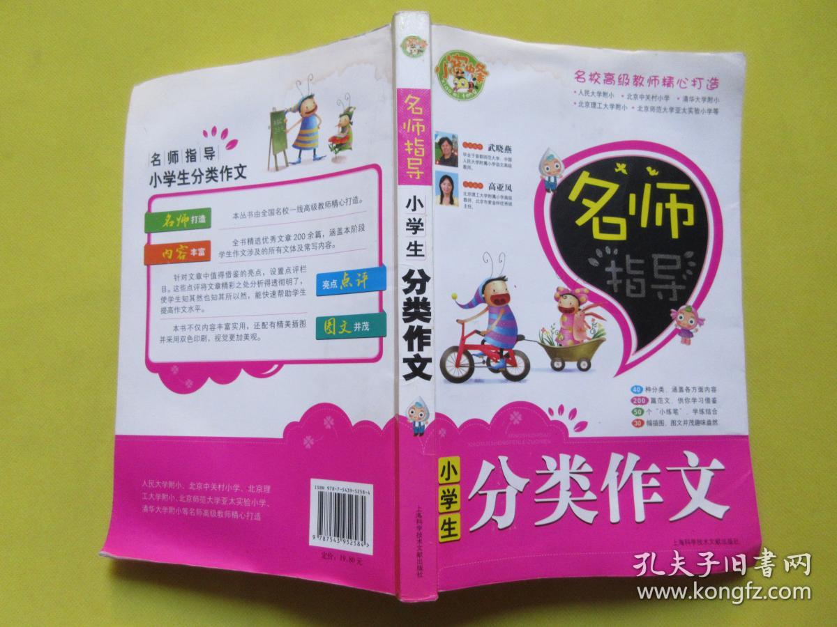 名师指导：小学生分类作文     高亚风/武晓燕/主编    上海科学技术文献出版社