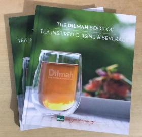 英文美食菜谱  茶 THE DILMAH BOOK OF TEA INSPIRED CUISINE BEVERAGE【迪尔玛之书】启发了美食和饮料的灵感    精装本加厚372页