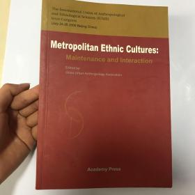 metropolitan ethnic cultures:maintenance and interaction