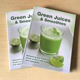 英文版Green Juices Smoothies果汁冰沙食谱制作技巧及做法菜谱