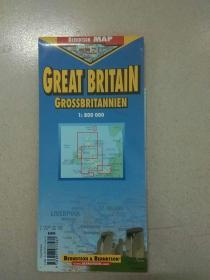 BERNDTSON MAP GREAT BRITAIN GROSSBRITANNIEN