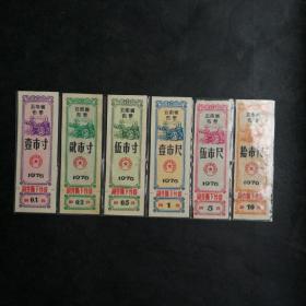 1976年云南省布票6全