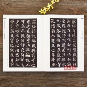 颜体颜真卿字帖多宝塔碑 楷书毛笔书法字帖附带技法解析 经典与传承系列书法碑帖