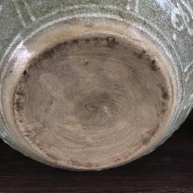 老窑影青釉罐，纯手工拉坯，栩栩如生，全品如图