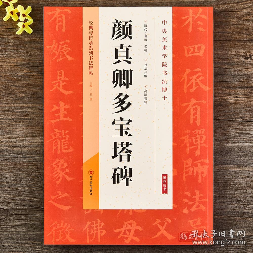 颜体颜真卿字帖多宝塔碑 楷书毛笔书法字帖附带技法解析 经典与传承系列书法碑帖