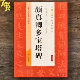 颜体颜真卿字帖多宝塔碑 楷书毛笔书法字帖附带技法解析 经典与传承系列书法碑帖