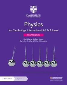 预订2周到货 Cambridge International AS and A Level  Physics Coursebook with Digital Access (2 Years)  英文原版 剑桥大学国际学生 入学考试课程教材   A-Level 物理，含2年在线账号