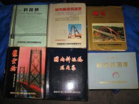 国外桥梁照片集斜拉桥、城市桥梁与造型、拱桥、悬索桥、国内斜拉桥照片集、国内外斜拉桥图集（6册合售）