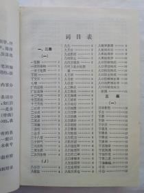 地理学词典(附图)1983年1版1印 布面精装32开