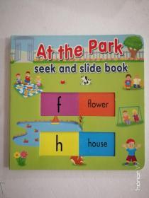 At the park seek and slide book