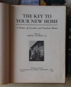 The Key to Your New Home（精装）1938年，缺失护封