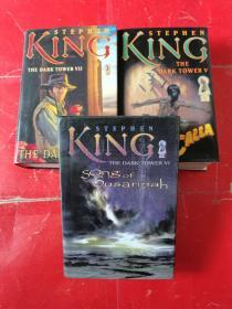 STEPHEN KING THE DARK TOWER【V, VI,VII】三本合售，全部都是精装本