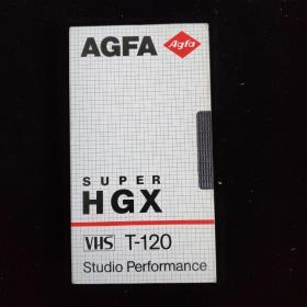 录像带：AGFA SUPER HGX T-120