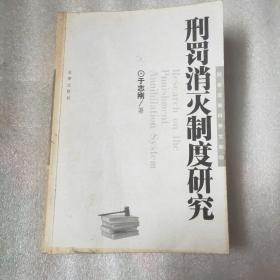 刑罚消灭制度研究——刑事法律科学文库（13）