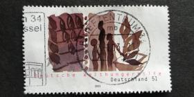 德国邮票（慈善）：2002 World Famine Relief世界饥荒救济 1套1枚