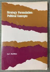 Strategy Formulation: Political Concepts