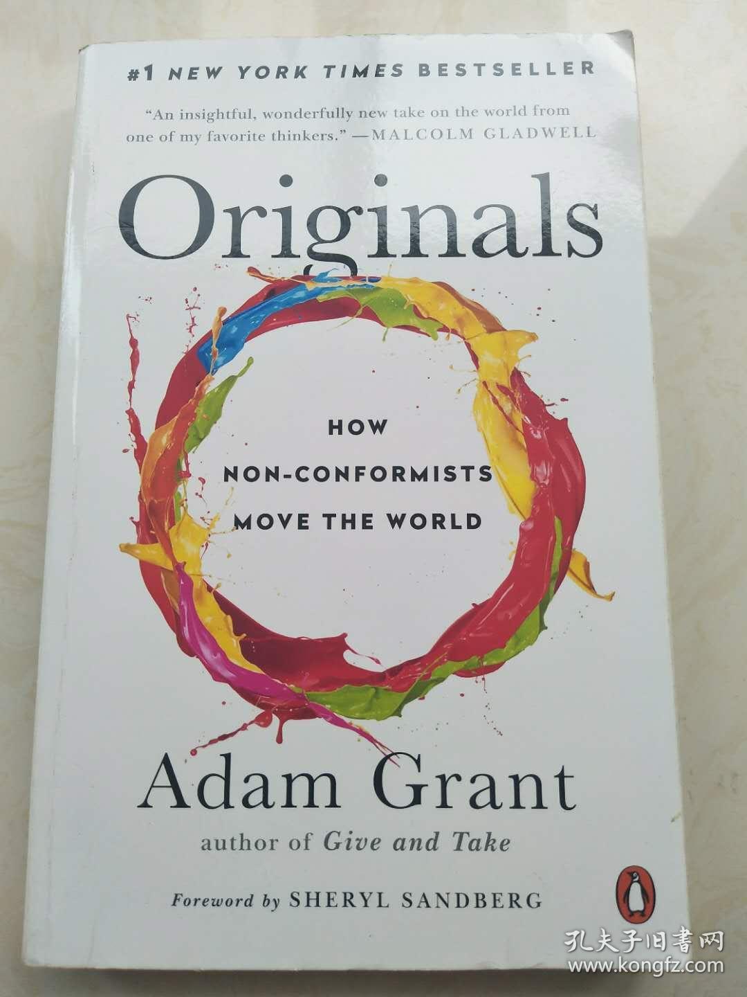 Originals: How Non-conformists Change the World 【英文原版，品相佳】