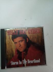 BILLY RAY CYRUS 比利瑞塞罗斯-Storm In The Heartland 1994年美版CD PolyGram Records,Inc. 欧美原版打口CD 美国乡村音乐 盒装CD附歌词本 测试过可完整播放 光盘磁带只发快递
