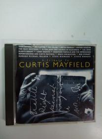 A TRIBUTE TO CURTIS MAYFIELD 1994年美版CD Wanner Bros.Records 欧美原版CD 盒装CD附歌词本 测试过可完整播放 光盘磁带只发快递