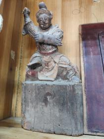 清代木雕神像