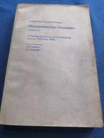 A Specialist Periodical Report Macromolecular Chemistry Volume2 大分子化学 第2卷