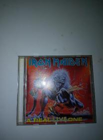 IRON MAIDEN 铁娘子乐队-A REAL LIVE ONE 1993年美版CD Capitol Records 英国重金属摇滚 欧美原版打口CD 盒装CD附歌词本 测试过可完整播放 光盘磁带只发快递