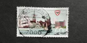 德国邮票（城市/建筑）：1992 The 750th Anniversary of Kiel基尔建城750周年 1套1枚