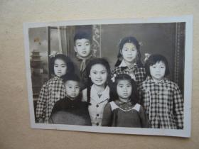 建国初期小学生合影老照片