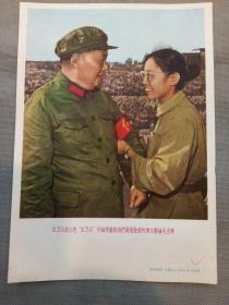 宣传画：红卫兵战士把红卫兵的袖章献给我们最最敬爱的伟大领袖毛主席（ 上海人民美术出版社）