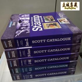 ^@^ 美国斯科特邮票目录 2014 SCOTT CATALOGUE 1.3.4.5.6辑 5本合售