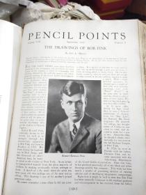 1927年   PENCIL POINTS An Illustrated Monthly JOURNAL for the DRAFTING ROOM