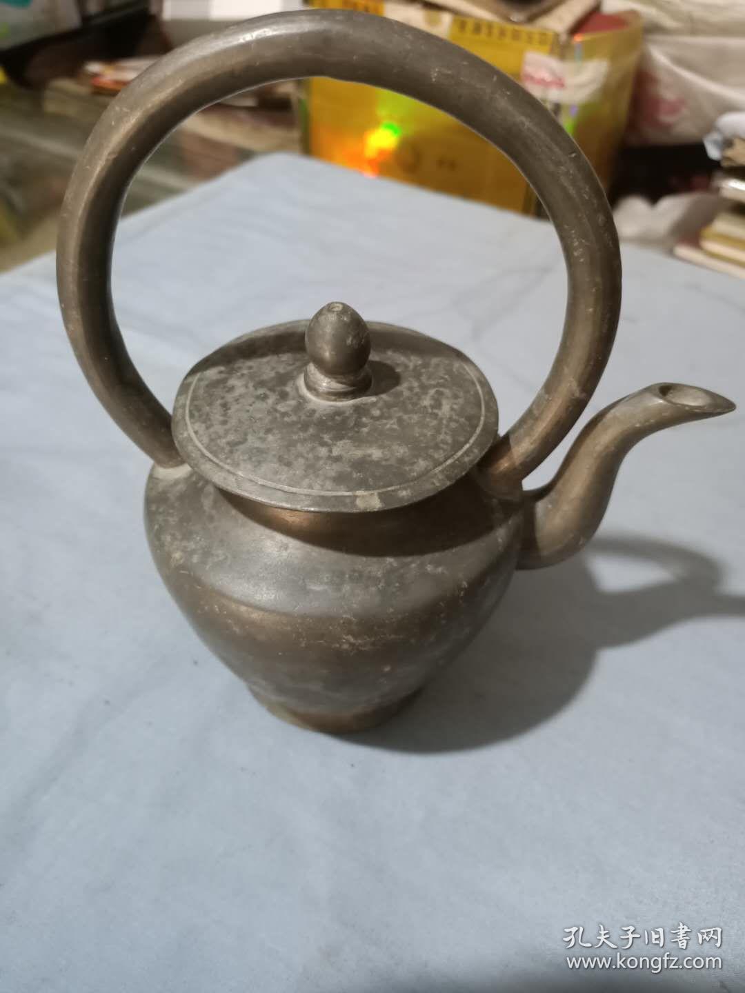 点击查看原图 晚清民国烟台恒昌自造锡酒壶