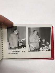 敬祝伟大领袖毛主席万寿无疆（照片装订、其中毛林合影19幅）1971年3月中国人民解放军576部队首届四好连队、五好战代表大会赠）