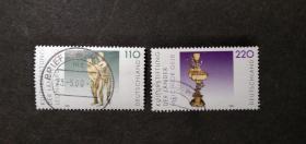 德国邮票（艺术/雕塑）:2000 Art艺术 1套2枚