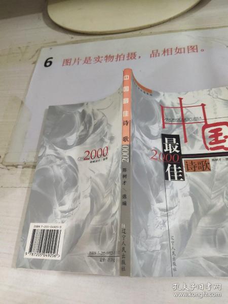 2000中国最佳诗歌：太阳鸟文学年选系列     平装  32开