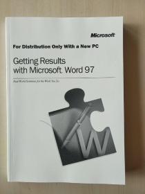 Getting Results With Microsoft Word97【内页干净】