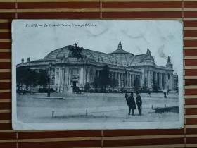 百年前欧洲城市建筑艺术风景明信片，摄影版，一百多年至今保存完好，非常难得。